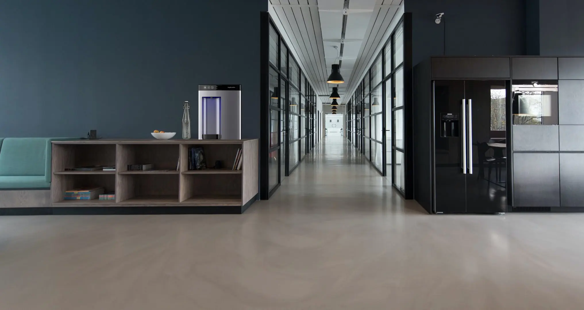 B4 Sparkling Bottleless Water Cooler in Office breakroom