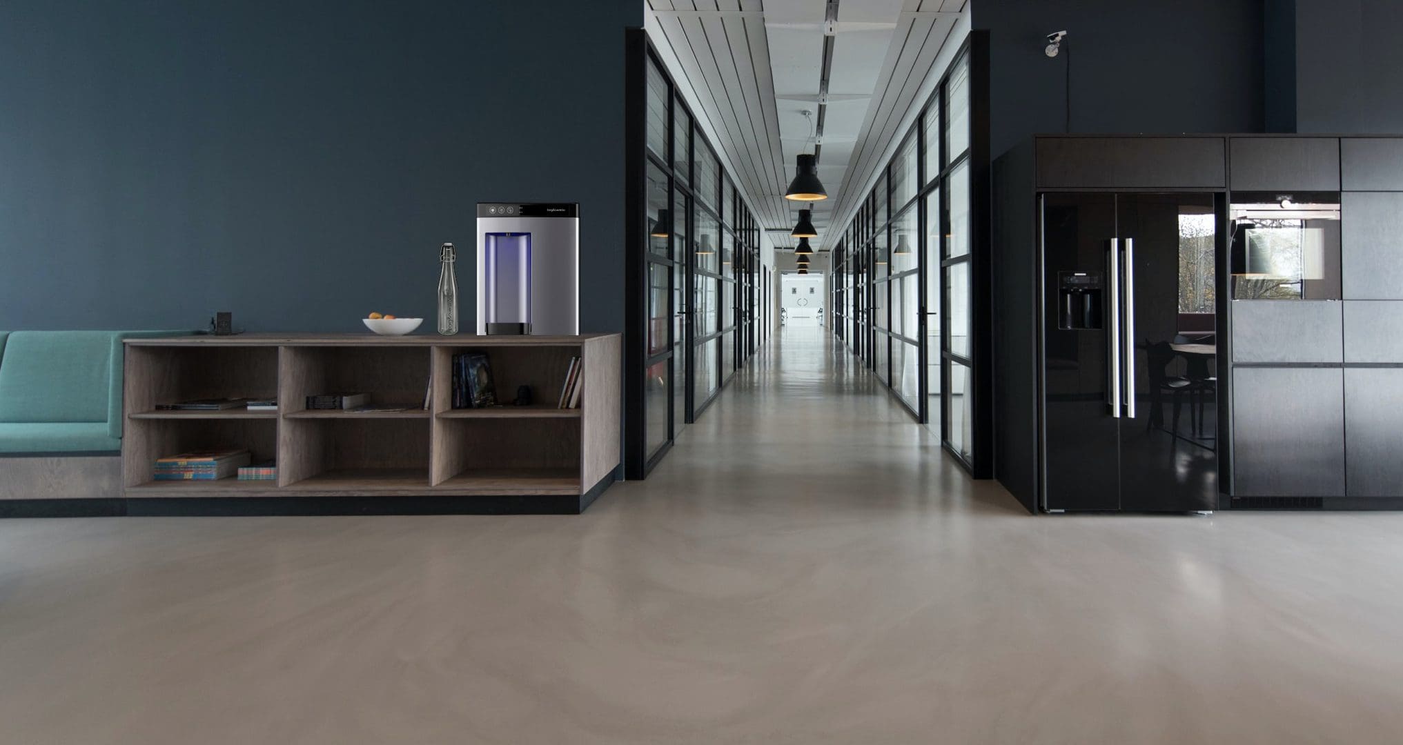B4 Sparkling Bottleless Water Cooler in Office breakroom