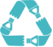 recycled plastic icon