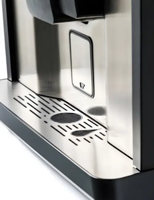 coffee machine dispensing area